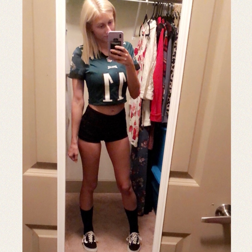 Philadelphia Eagles cropped jersey